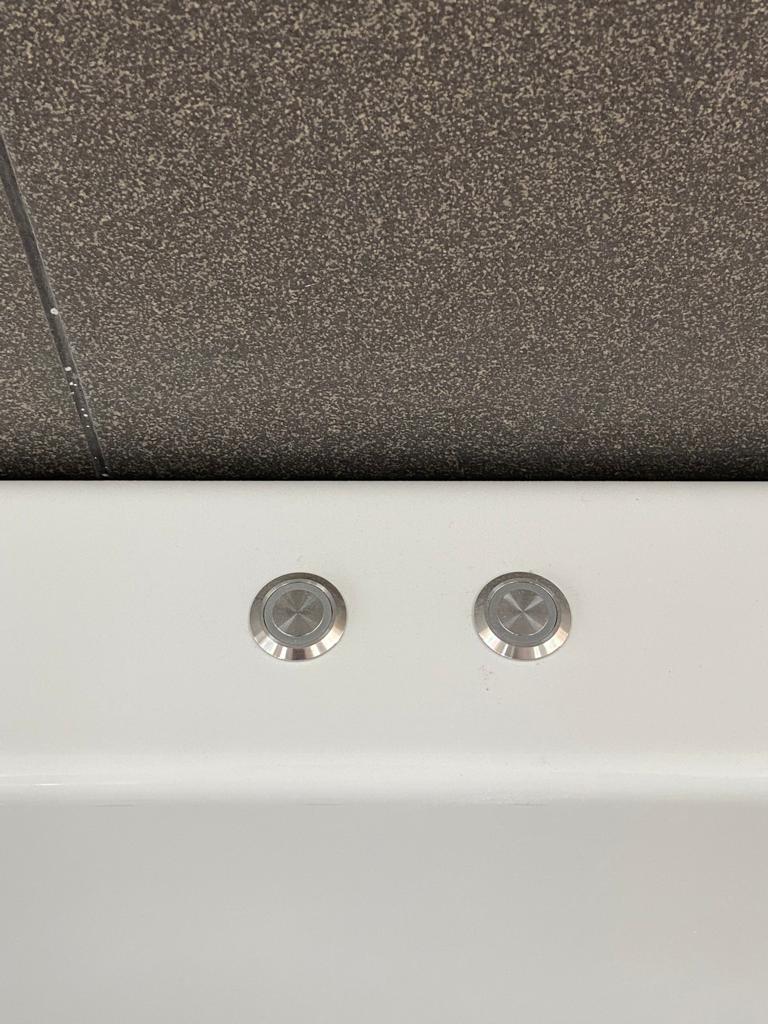 Lambini Designs Round bubbelbad 180x80cm elektronisch 6 4 2 hydrojets en 12 aerojets RVS