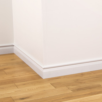 D-line kabelgoot half rond wit 1 meter