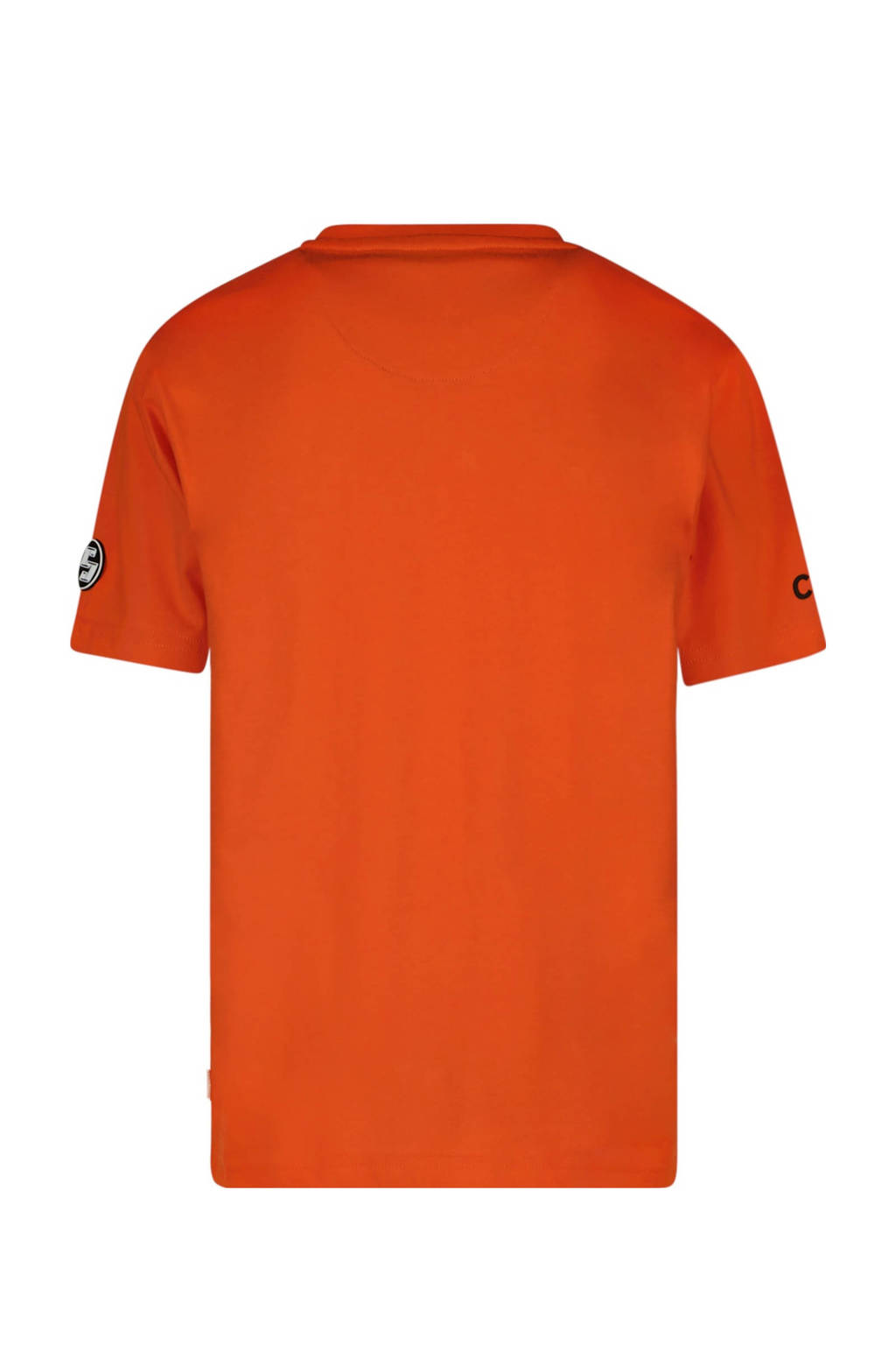 Cars T-shirt PRAYS met tekst oranje