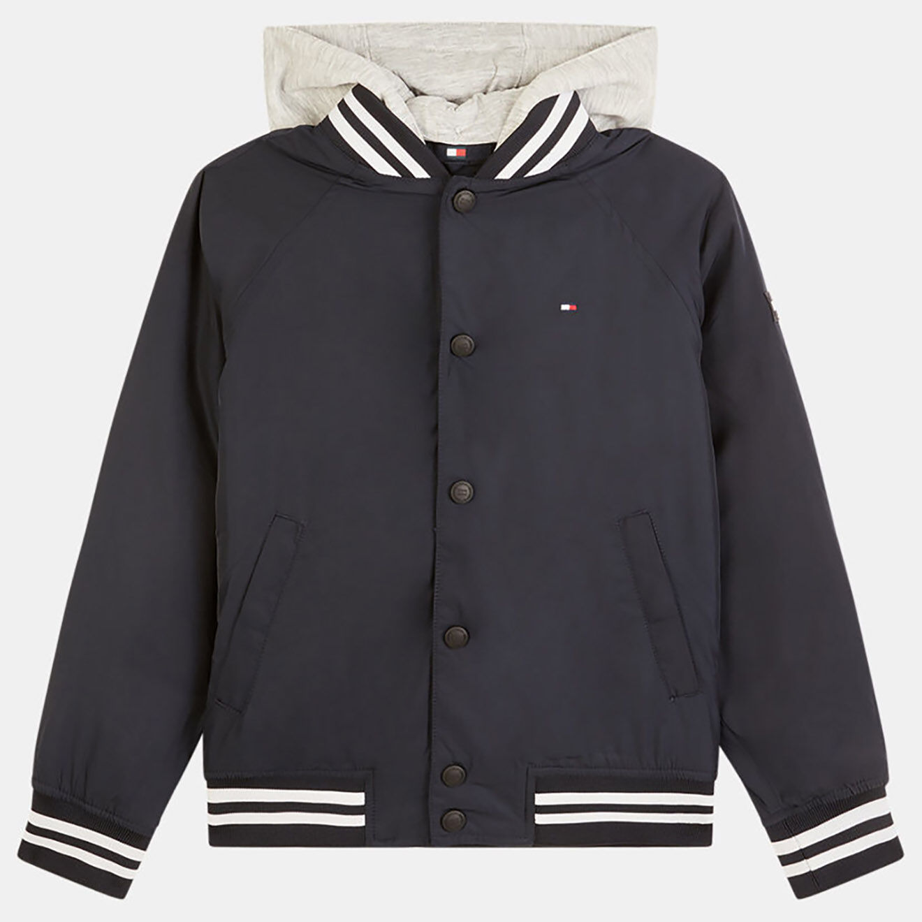 Tommy Hilfiger Blouson à capuche bomber bleu marine