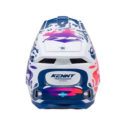 Casque cross Kenny PERFORMANCE 2025 - Bleu / Rose
