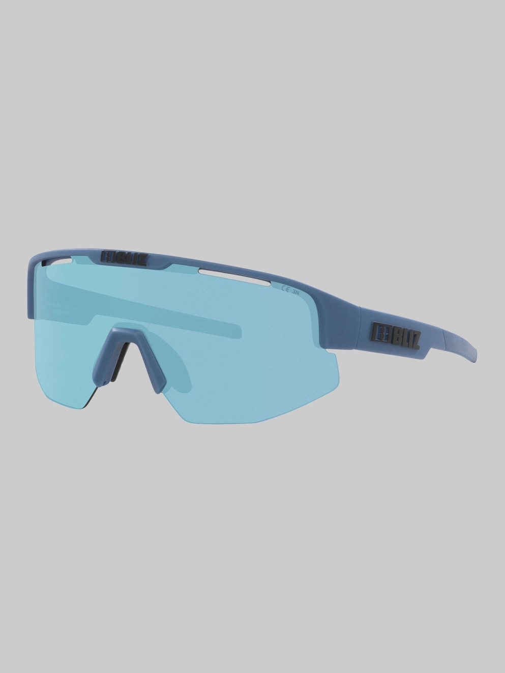 BLIZ Active Eyewear Matrix Small Matt Blue Sunglasses smoke w ice blue multi