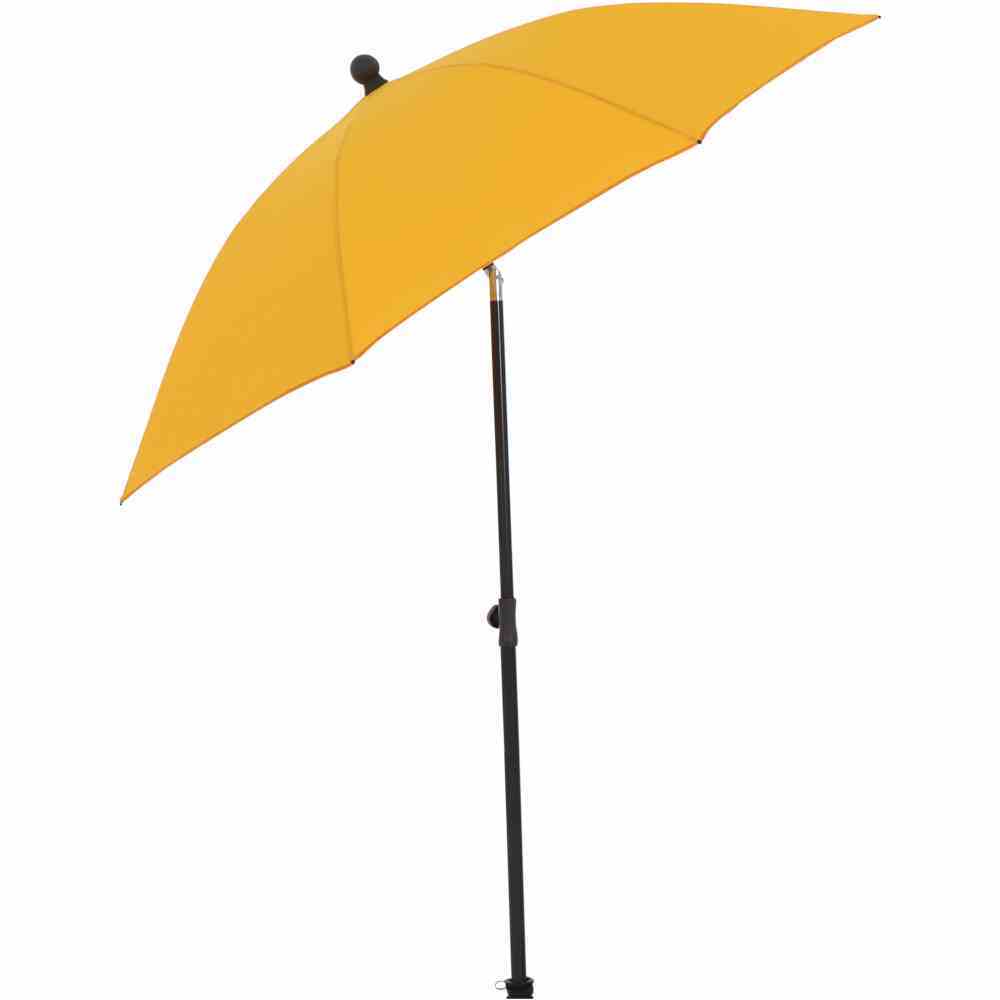 Sonnenschirm - gelb - rund - Ø 180 cm