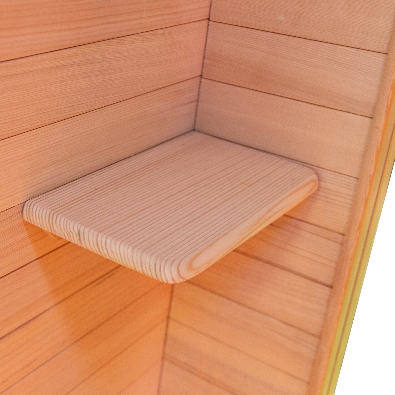 Dewello® Infrarotkabine Infrarotsauna CALGARY 115cm x 105cm inkl. 5 Vollspektrumstrahler, Farblichttherapie, LED