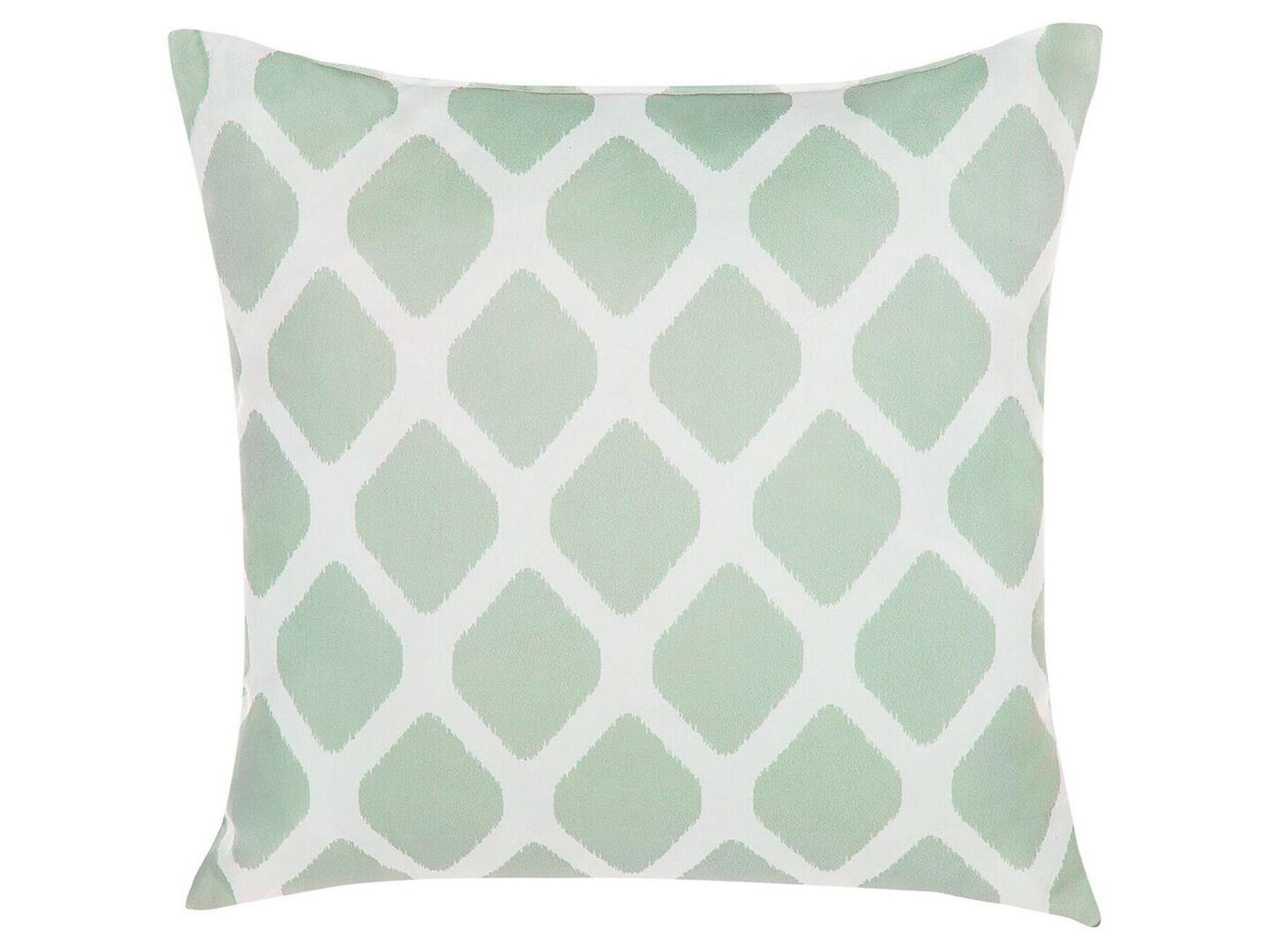 Sierkussen GARTENKISSEN geometrisch patroon 40 x 40 cm Mintgroen