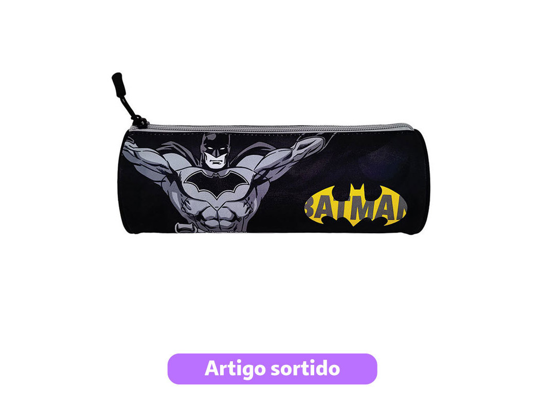 ESTOJO CILINDRICO BATMAN 22X7X7CM MODELOS SORTIDOS