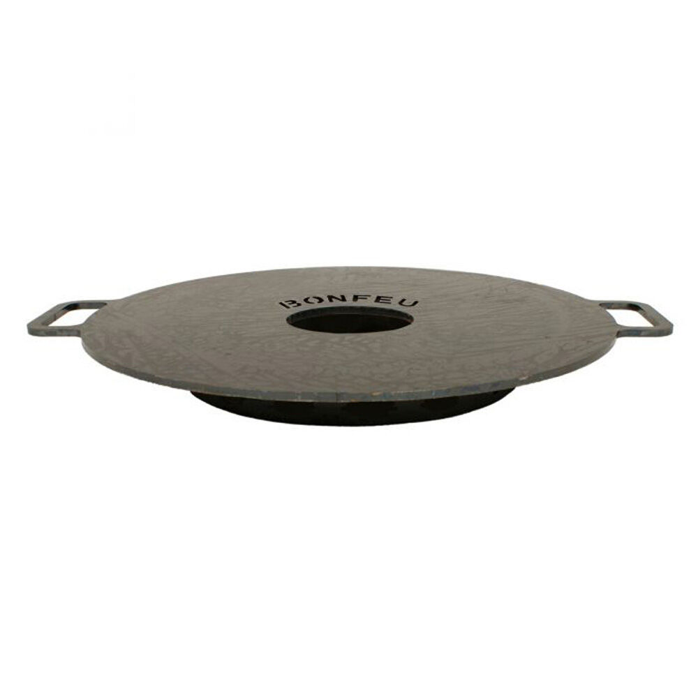 Bonfeu BonVes 45 - Bakplaat - Rond - Zwart - Staal - 55 cm