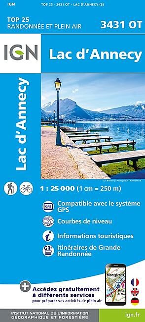 IGN - TOP25 3431OT LAC D ANNECY 1 25 000