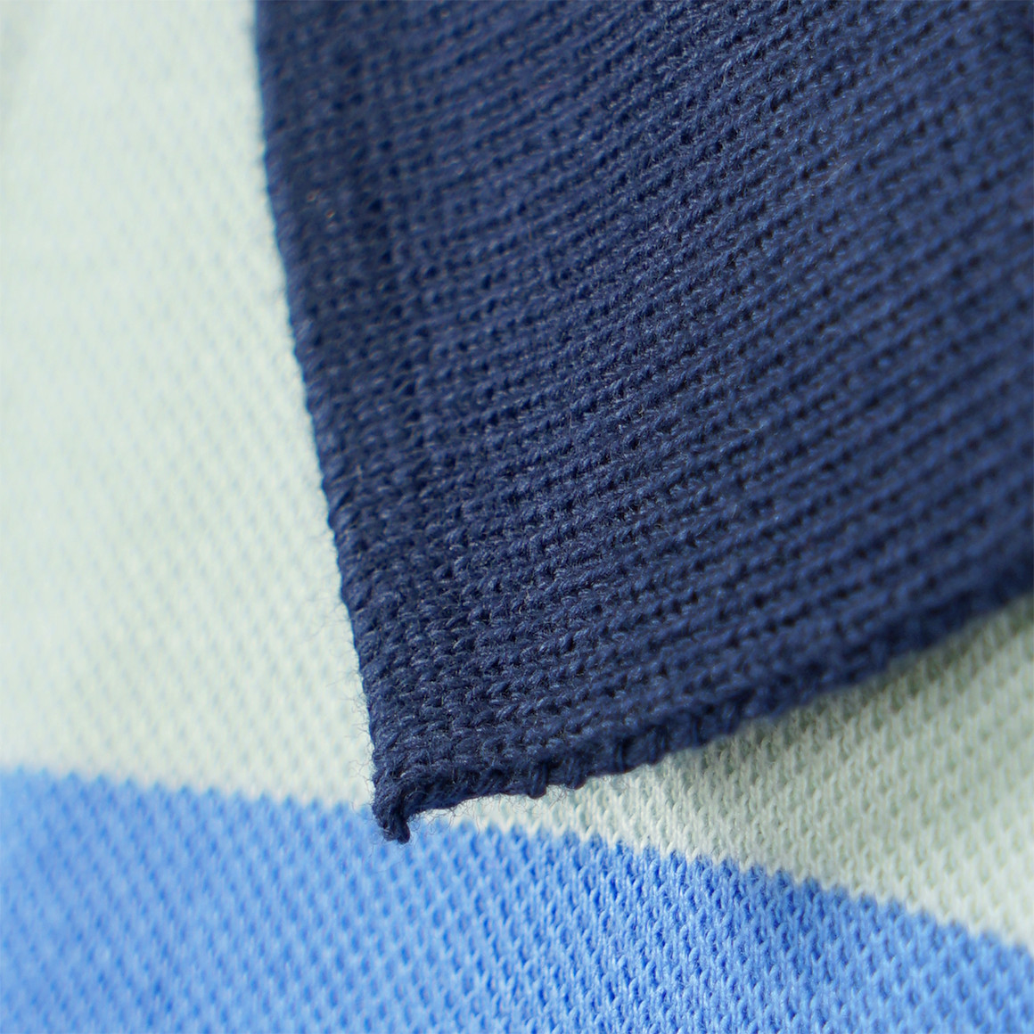 Topolino Jungen Poloshirt mit Streifen hellgrün / blau