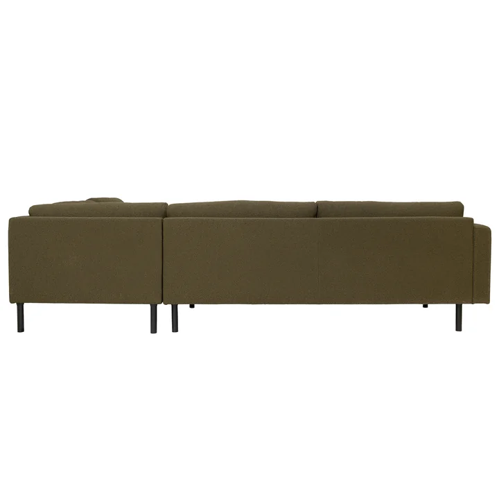 Nuuck - Mette Ecksofa, 282 x 92 cm, Recamiere rechts, hellgrau