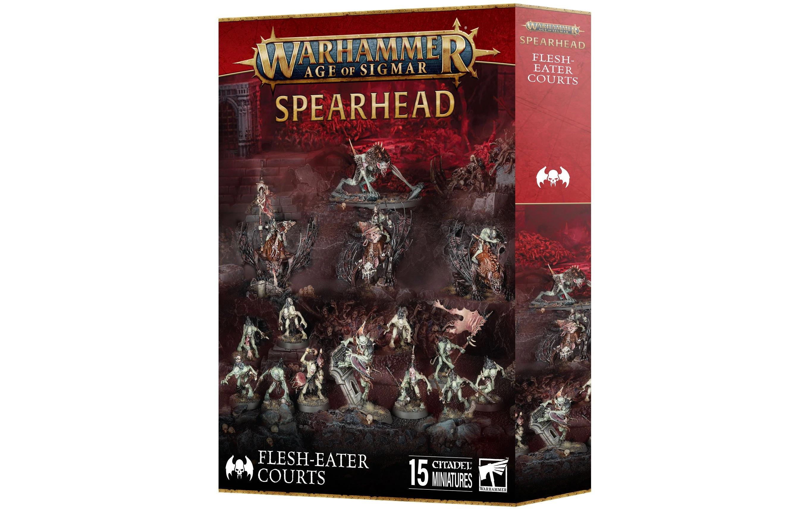 Figurenset Warhammer AoS Spearhead Flesh Eater CourtsWarhammer Age of Sigmar Miniaturen: Speerspitze der Höfe der Leichenfresser