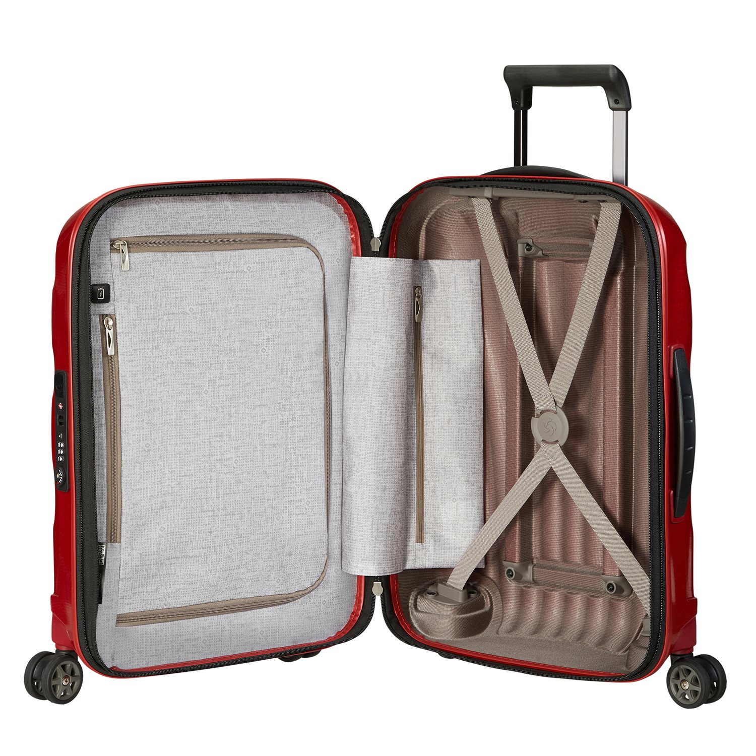 Samsonite C-Lite Spinner 55 Exp chili red
