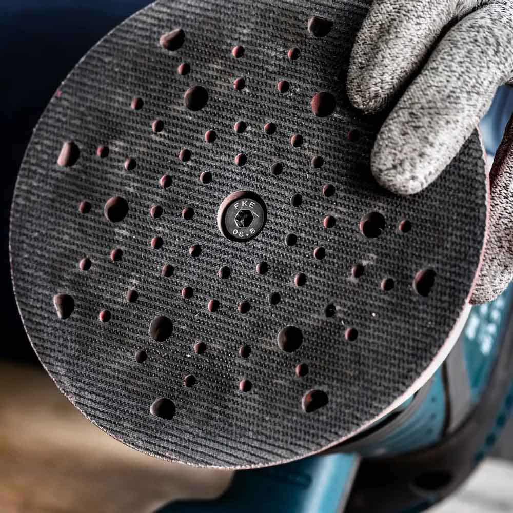 BOSCH 150mm Medium Hook & Loop Random Orbital Sander Backing Pad - Universal 2.608.900.007