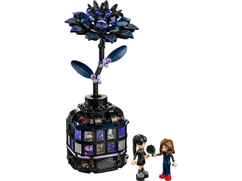 LEGO® Wednesday Schwarze Dahlie 76784 Bauspielzeug und elegantes Ausstellungsstück für Botanik- und Designfans
