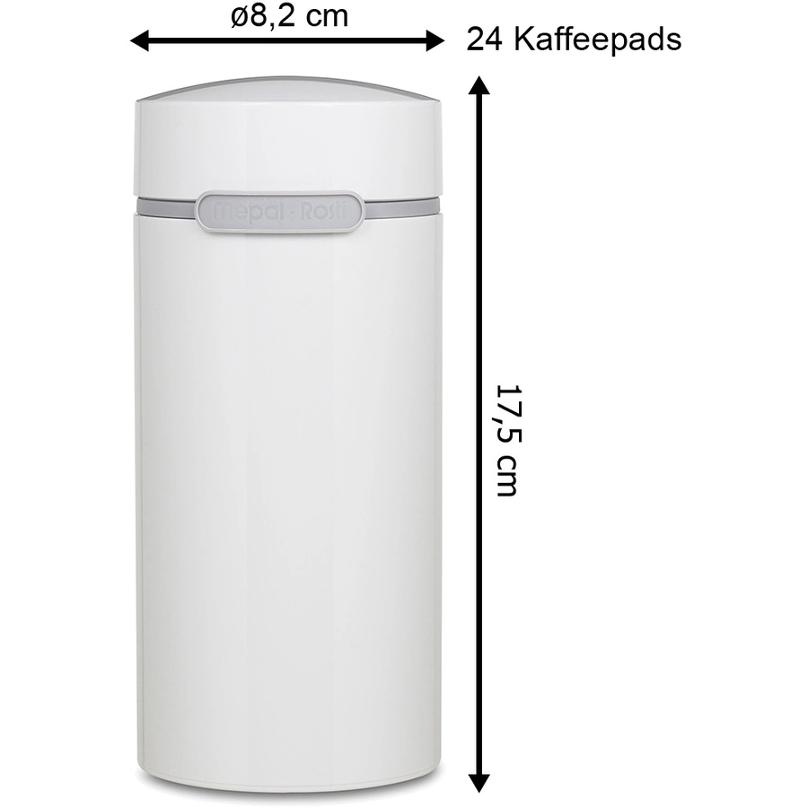 Mepal Kaffeepad-Dose Stora 24 Pads weiß