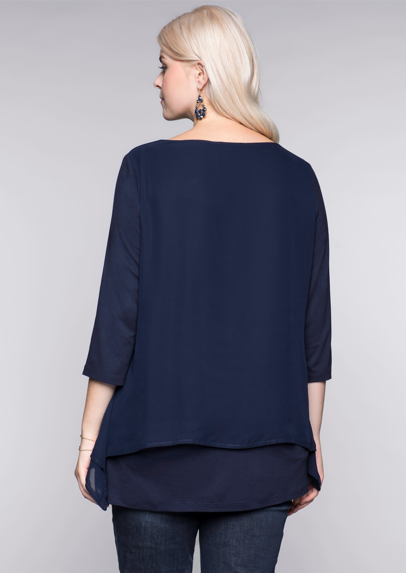 Sheego Blusenshirt »Blusenshirt«, 1 Stk.