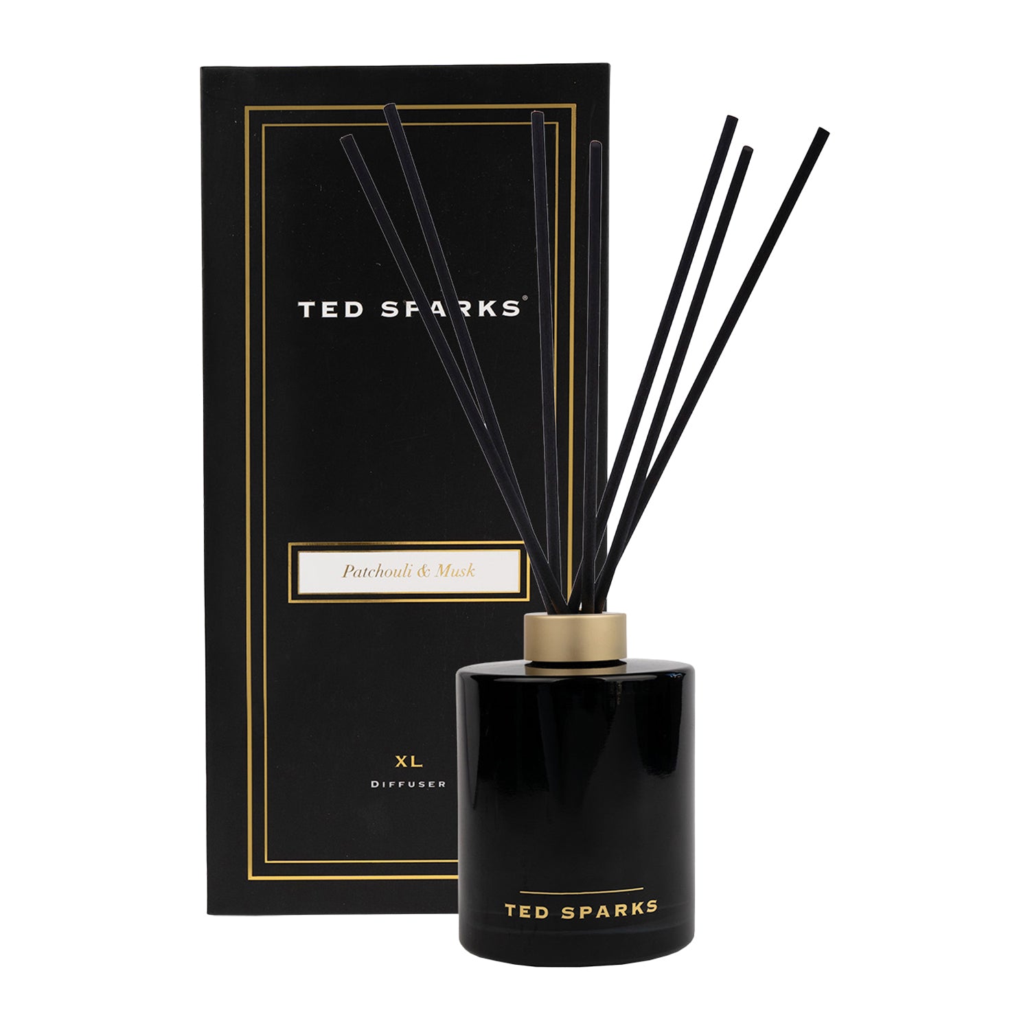 Ted Sparks Geurstokjes XL -  Patchouli & Musk