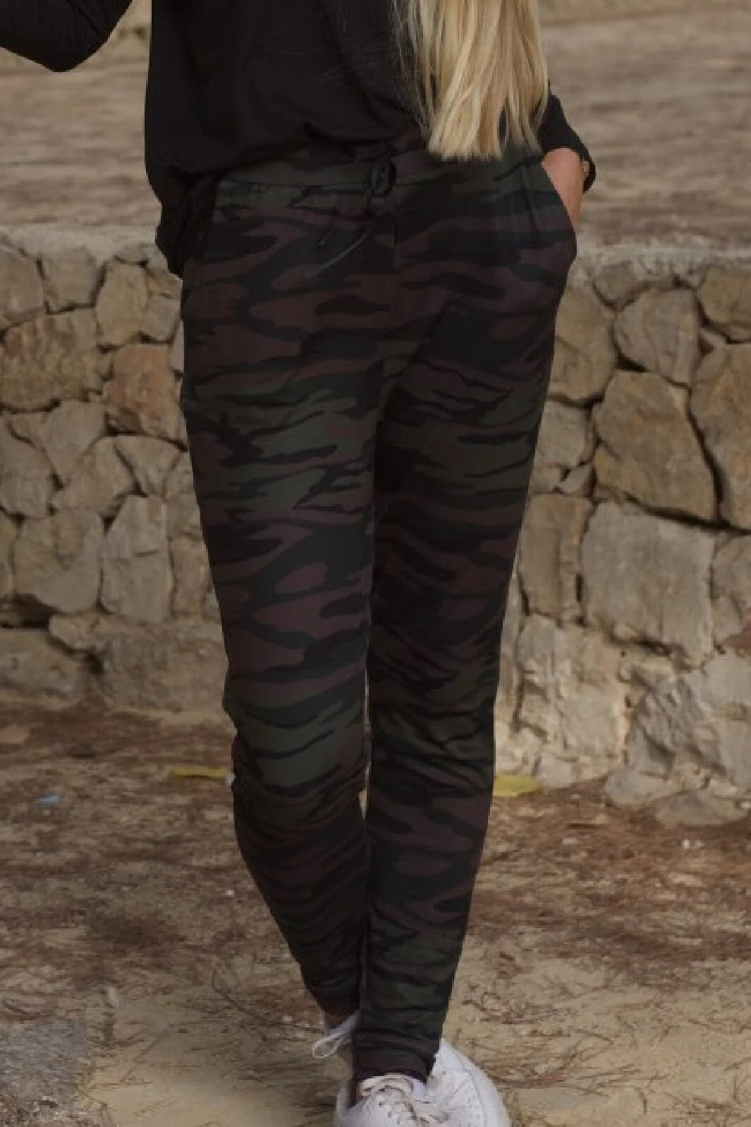 Liberte Alma-Pants (Fleece) usty camo dark brown