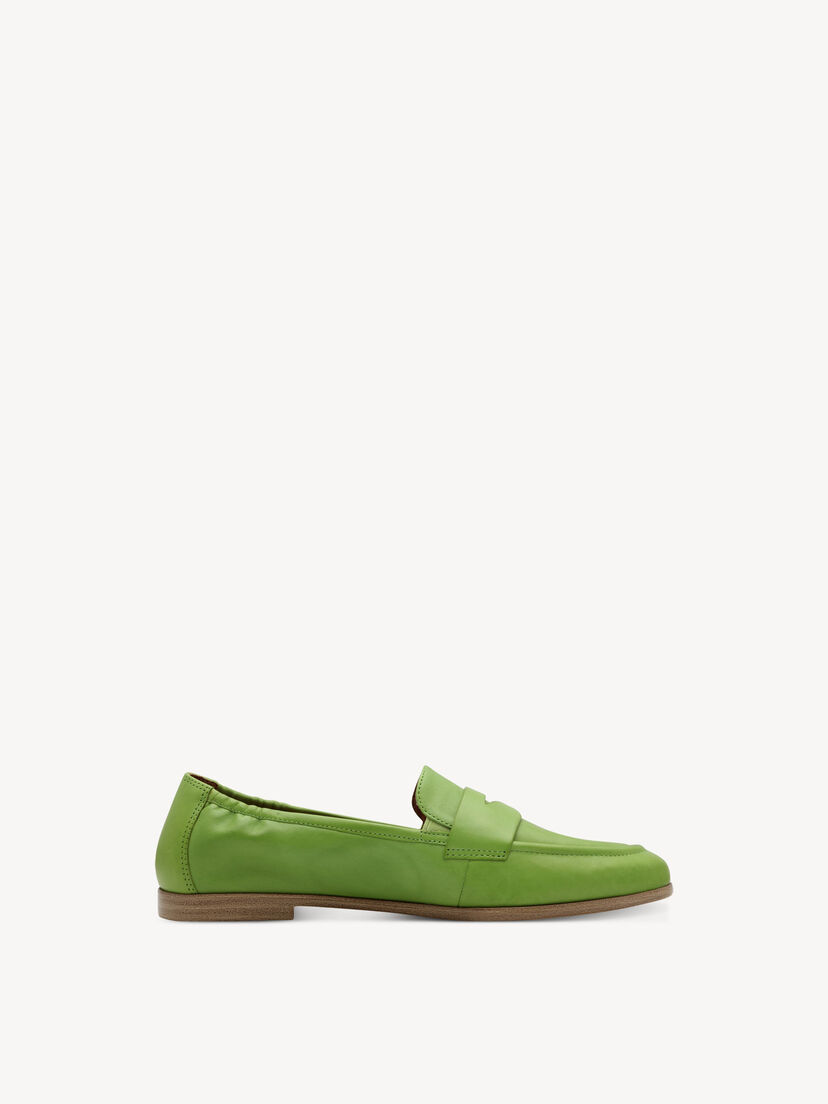 Leren Instappers - groen