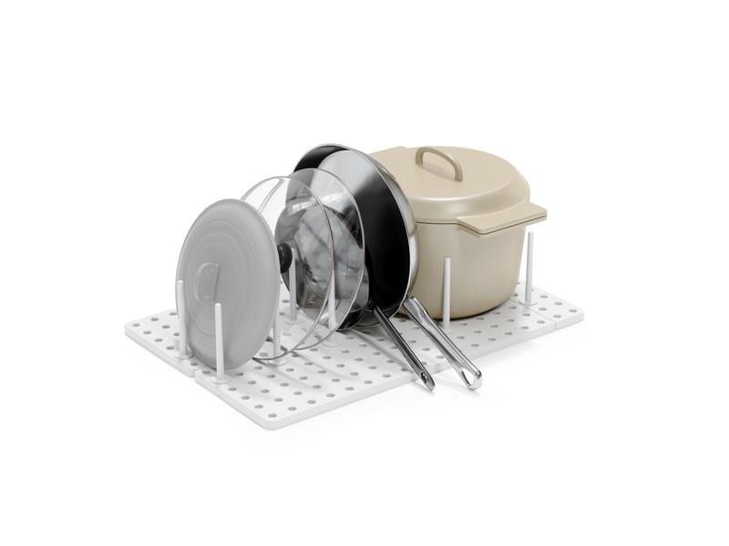 Umbra Abtropfgestell Peggy 2er Set, Weiss Schubladenorganizer oder Abtropfgitter