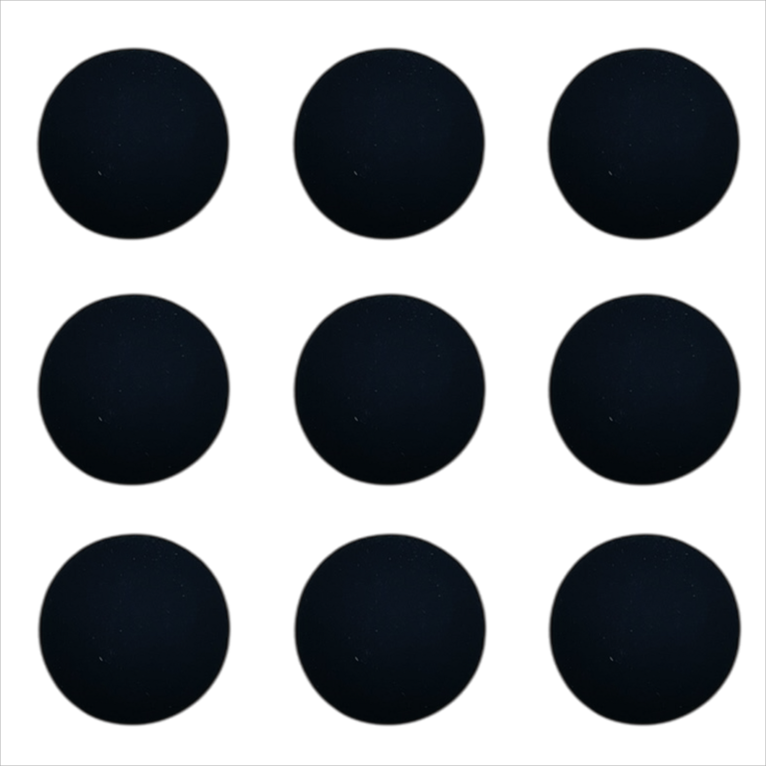 9x magneet - All black