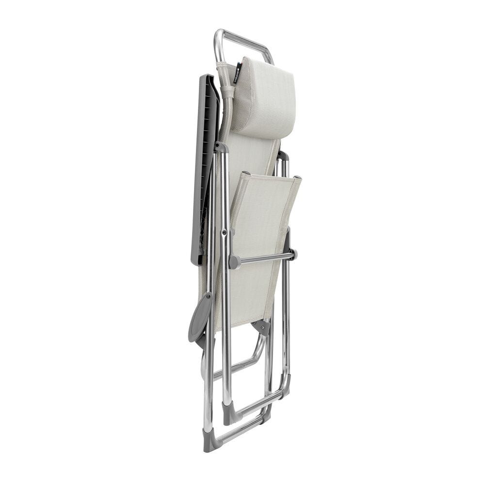 Set aus 2 Mehrpositions-Campingsesseln XL Alu Cham XL Batyline® Iso Seigle