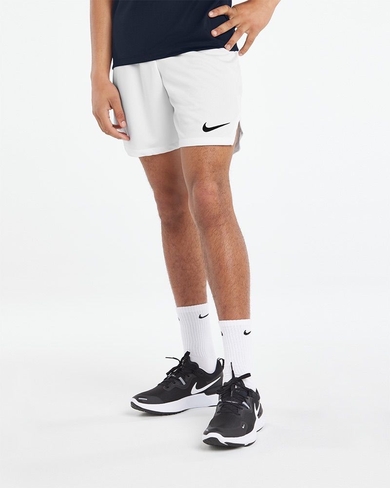 Short de hand Nike Team Court Blanc pour homme