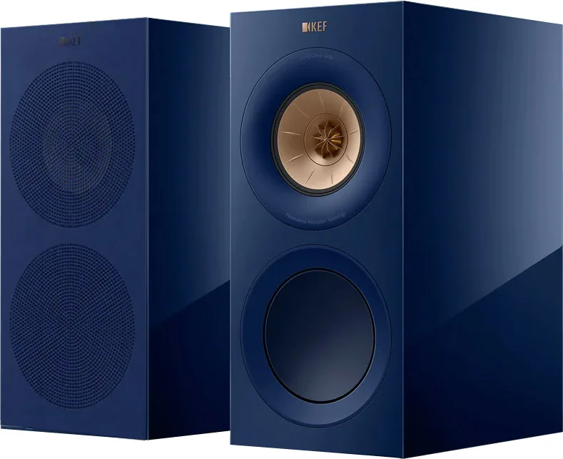 KEF R3 Meta Bleu Indigo (la paire) Enceintes bibliothèque