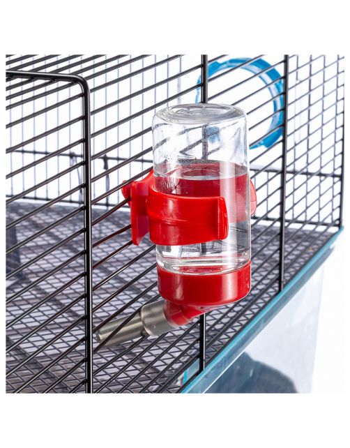 Ferplast Hamsterkooi Favola - Dierenverblijf - 60x36.5x30 cm Zwart