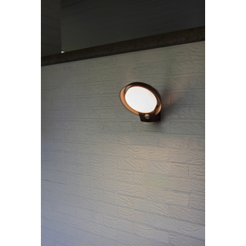 Lutec buitenlamp Polo met bewegingssensor antraciet