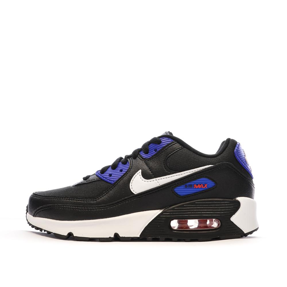 Nike Baskets Noires/Bleu Garçon Nike Air Max 90