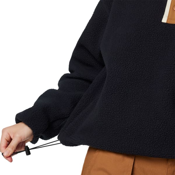 Sweat polaire COLUMBIA HELVETIA II CROPPED HALF SNAP FLEECE W BLACK