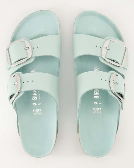 Birkenstock Arizona Big Buckle Pantoletten in Blau