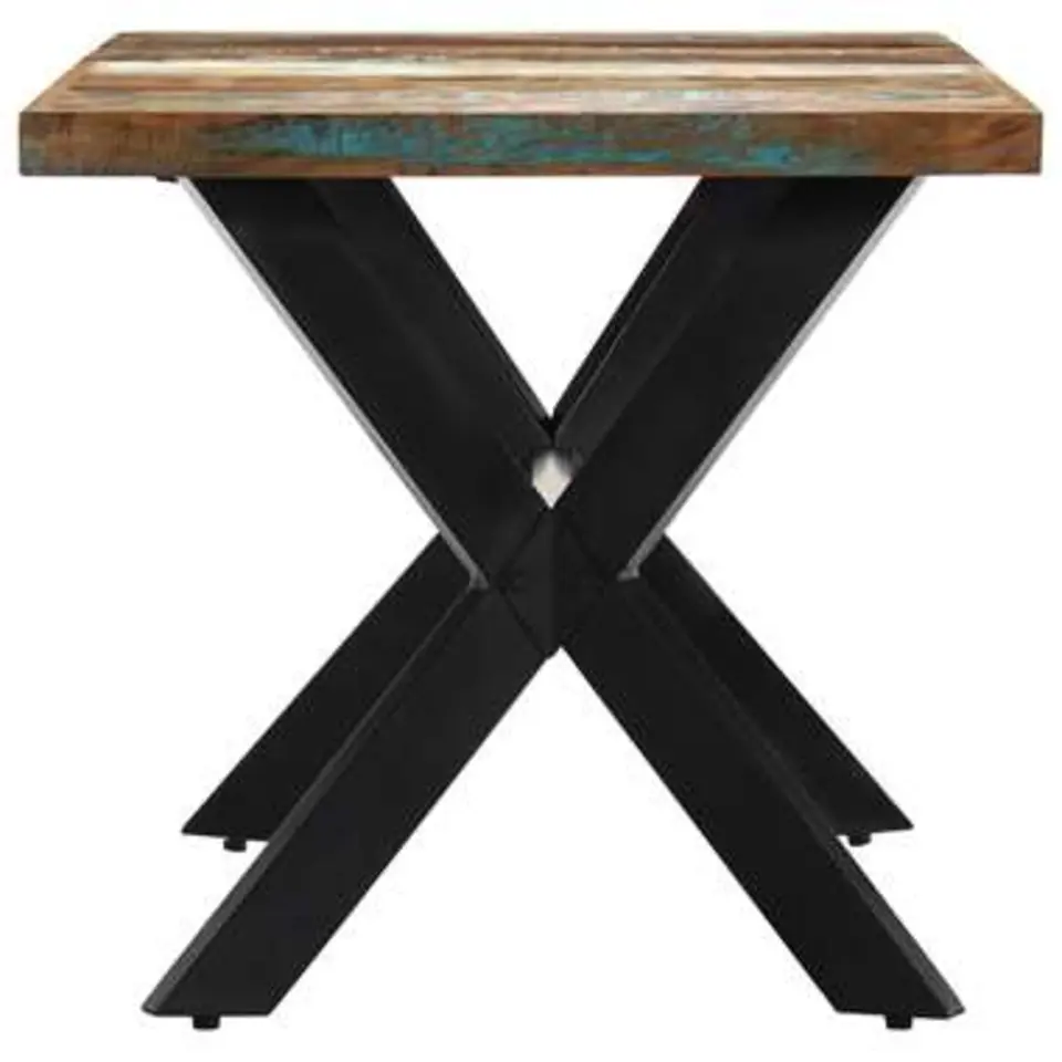 vidaXL - Eettafel - Multikleur - Hout - 140 x 70 x 75 cm
