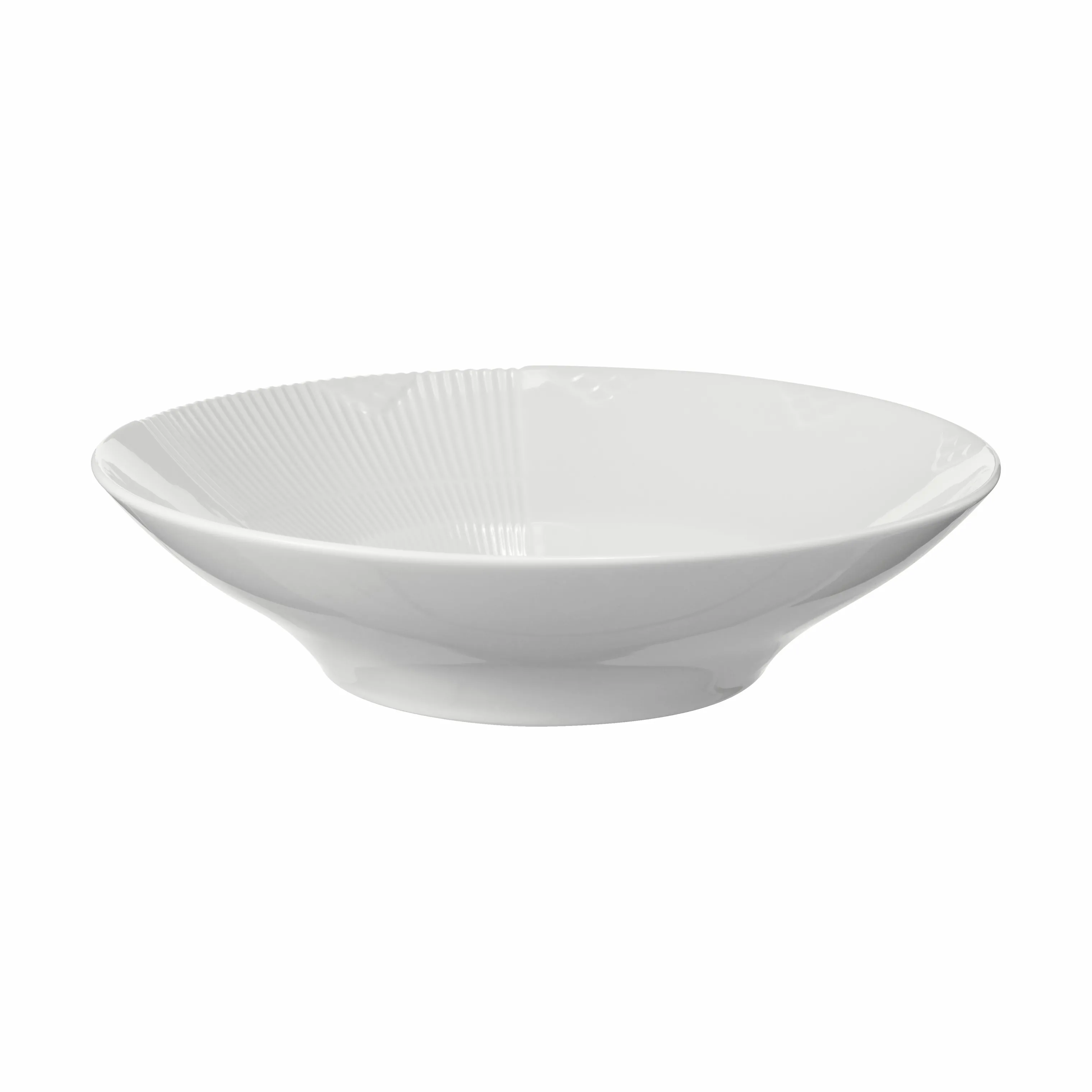 Royal Copenhagen Hvid Elements Dyb Tallerken