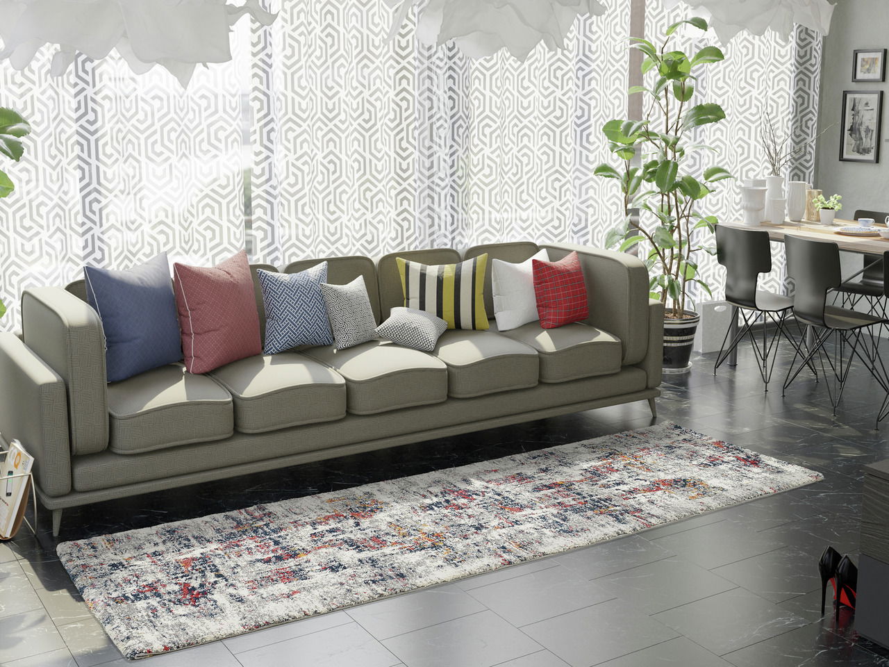 OCI Designer Teppich HIGH & LOW