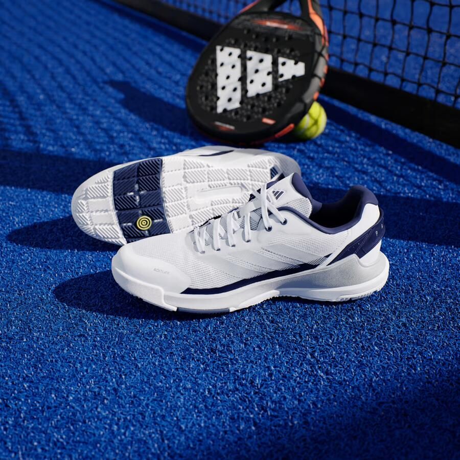 Adidas Performance Crazyquick Padelschoenen Heren Wit