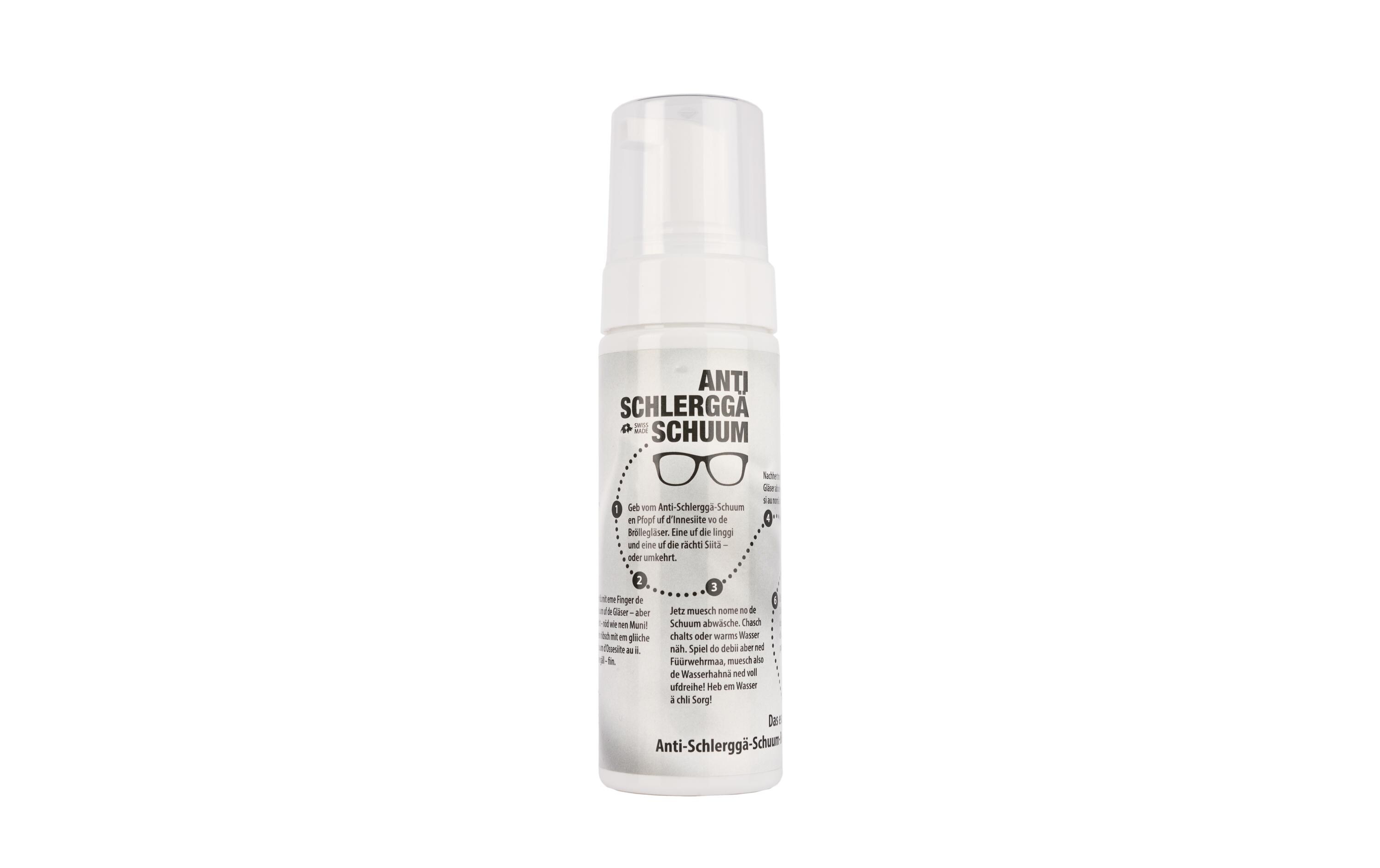 Brillenreiniger Anti-Schlerggä-Schuum Schaumflasche 150 mlBrillenreinigungsschaum