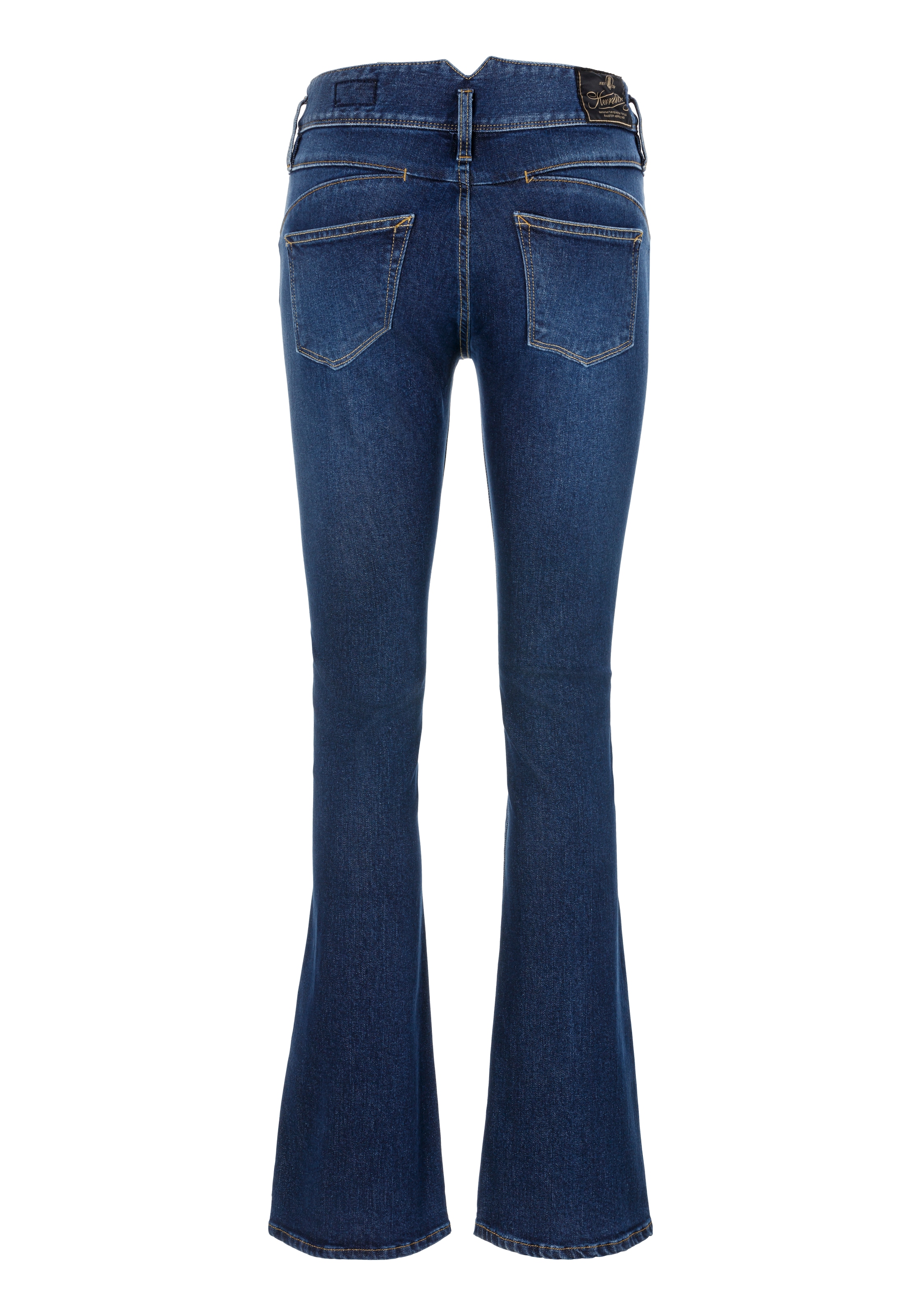 Herrlicher Bootcut-Jeans »Pearl Boot Denim«, mit markantem Bund