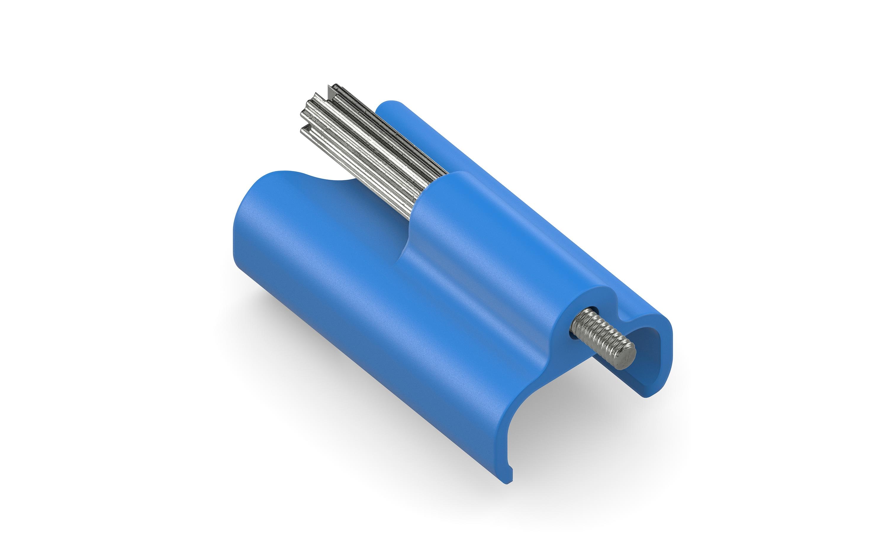 USB-C Verriegelungsclip 10 StückUSB-C True Locking System Clip – PureInstall – blau, 10er-Set