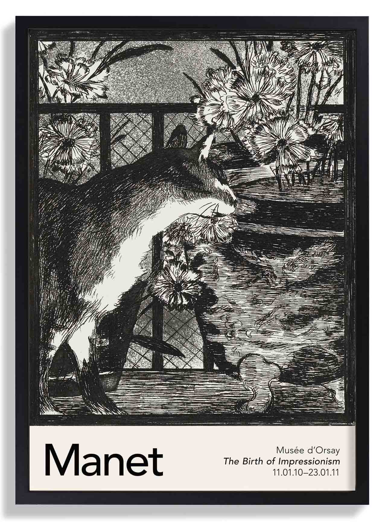 Les Chats von Manet Ausstellung