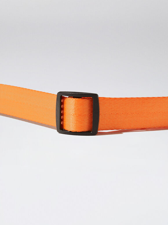 Coleira personalizável para cães - Laranja