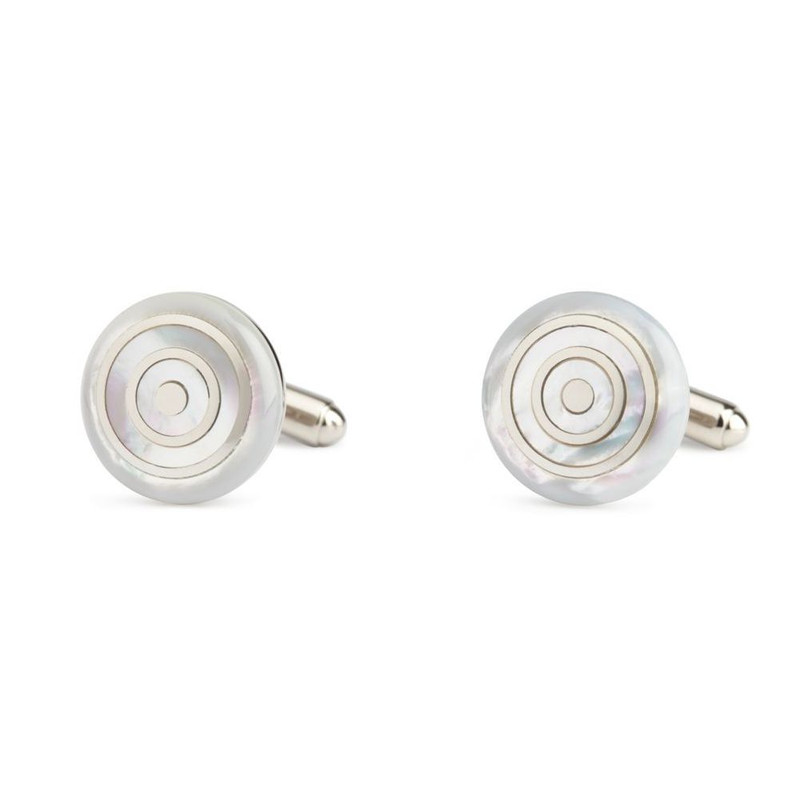 Boutons de manchette, Flat, Round, Mop