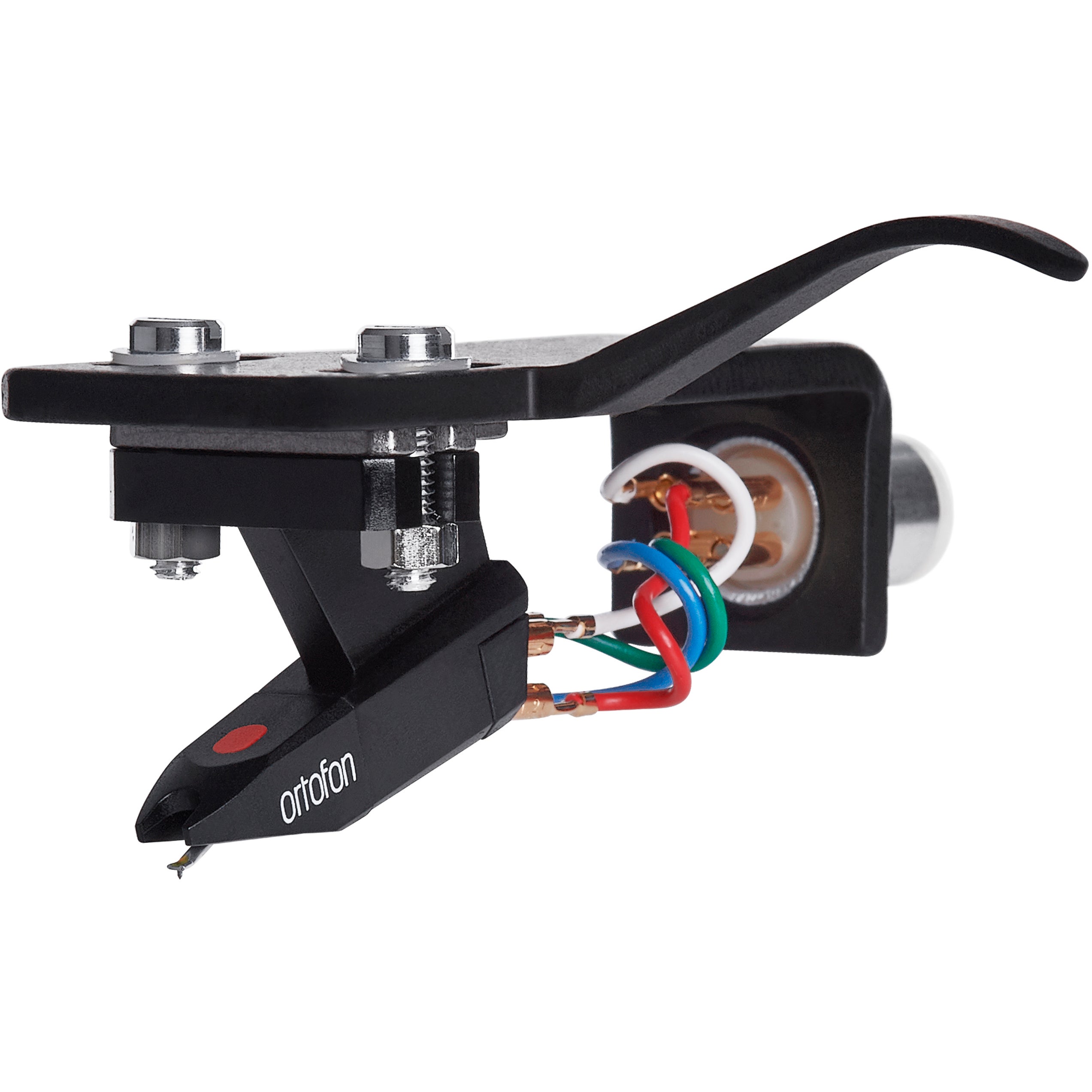 Ortofon OM Pro S gemonteerd op SH-4 Headshell zwart