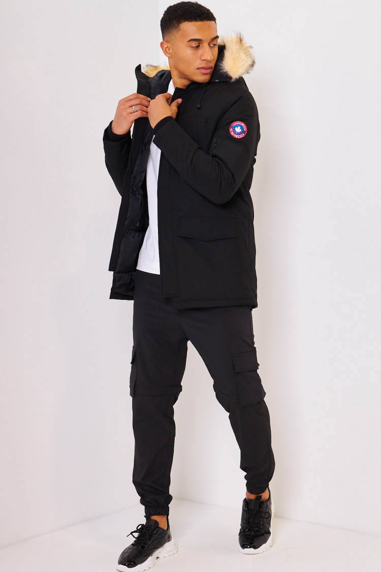 Parka noire Jony / Paragoose