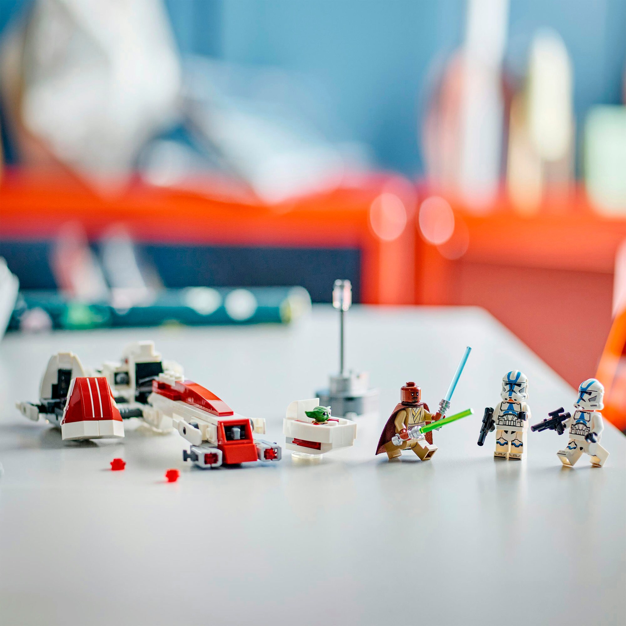 LEGO Konstruktionsspielzeug Star Wars Flucht mit dem BARC Speeder