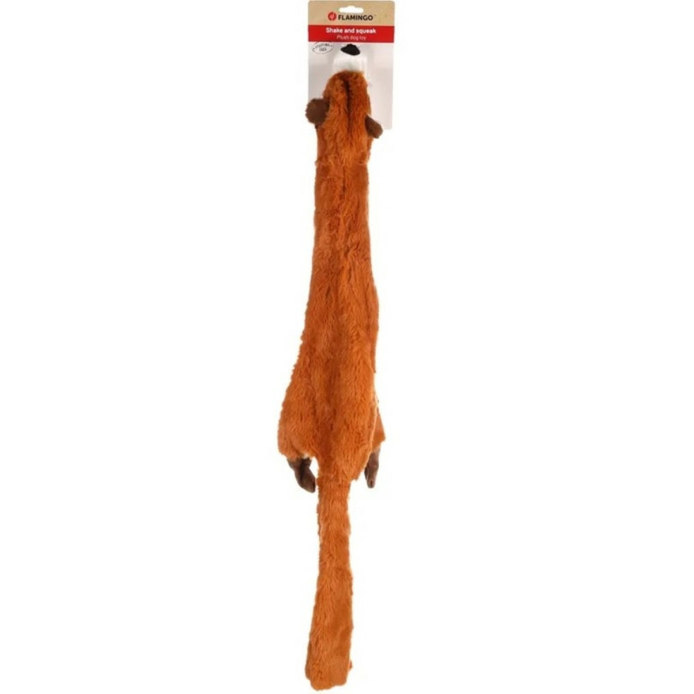 Jouet renard ramona marron 100 cm pour chien