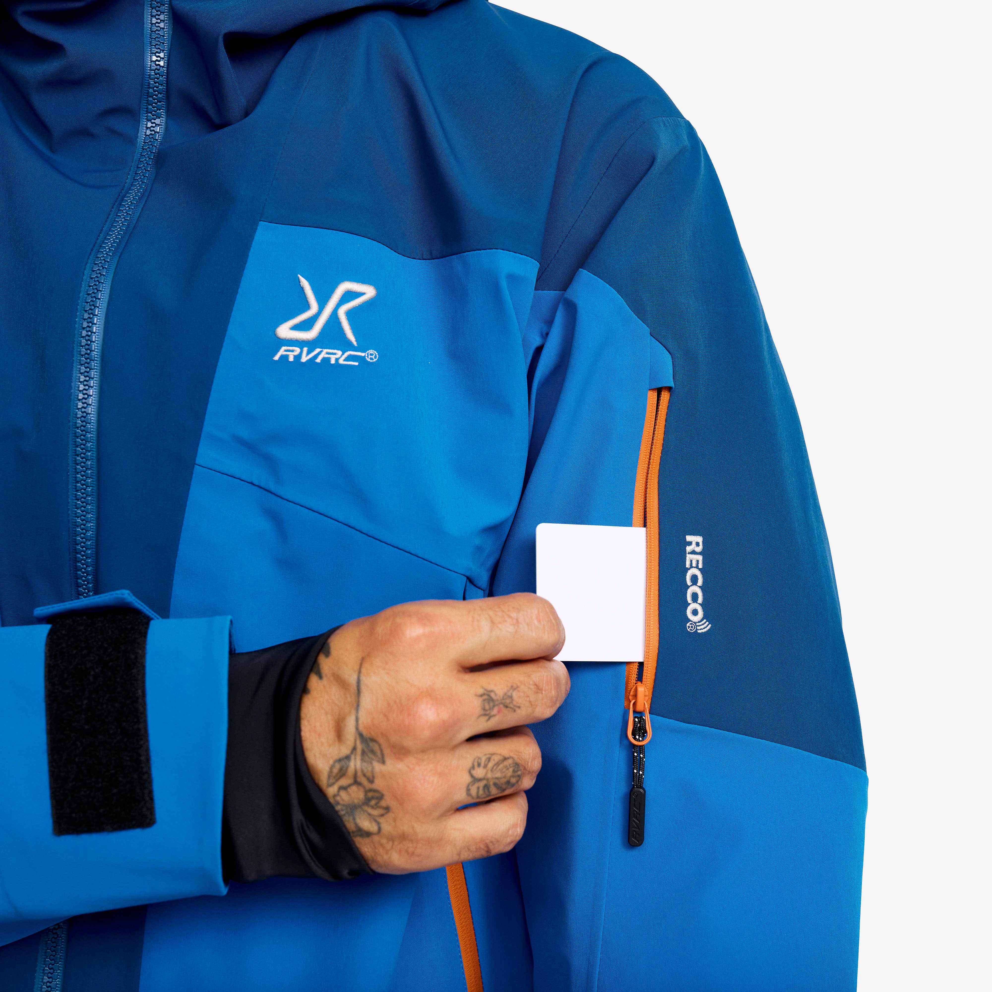 Atlas 3L Ski Jacket Herre Imperial Blue/Blue Opal