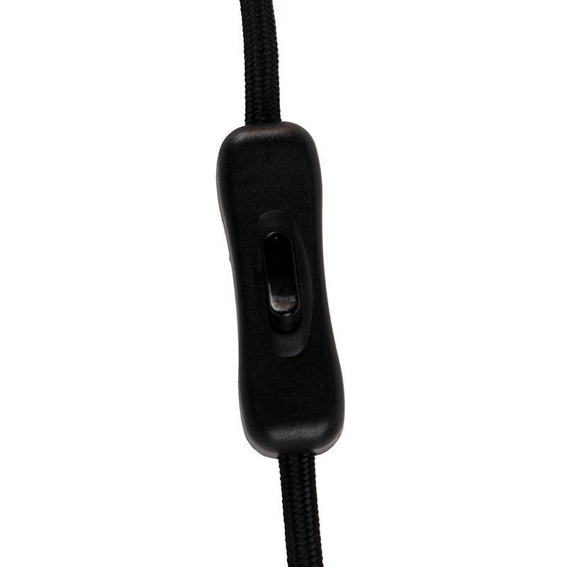 Retro wandlamp zwart draai- en kantelbaar - Chappie