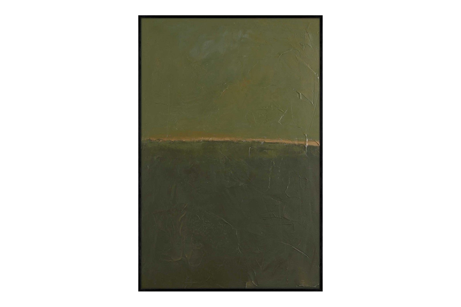 Edge green 100x150 cm Black Frame